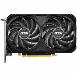 MSI Video Card Nvidia GeForce RTX 4060 TI VENTUS 2X BLACK 16G OC, 16GB GDDR6, 128bit, Boost: 2625 MHz, 18Gbps,  4352 CUDA Cores, PCIe 4 x 16, 3x DP 1.4a, HDMI 2.1a, RAY TRACING, Dual Fan, 1x8pin, 550W Recommended PSU, 3Y