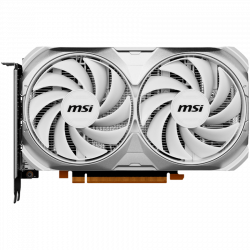 MSI Video Card Nvidia GeForce RTX 4060 VENTUS 2X WHITE 8G OC, 8GB GDDR6, 128bit, Boost: 2490 MHz, 3072 CUDA Cores, PCIe 4.0, 3x DP 1.4a, HDMI 2.1a, RAY TRACING, Dual Fan, 1x 8pin, 550W Recommended PSU, 3Y