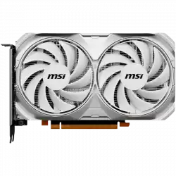 MSI Video Card Nvidia GeForce RTX 4060 VENTUS 2X WHITE 8G OC, 8GB GDDR6, 128bit, Boost: 2490 MHz, 3072 CUDA Cores, PCIe 4.0, 3x DP 1.4a, HDMI 2.1a, RAY TRACING, Dual Fan, 1x 8pin, 550W Recommended PSU, 3Y