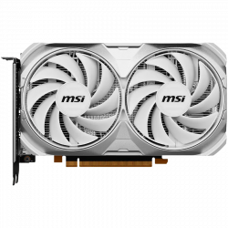 MSI Video Card Nvidia GeForce RTX 4060 VENTUS 2X WHITE 8G, 8GB GDDR6, 128bit, Boost: 2475 MHz, 3072 CUDA Cores, PCIe 4.0, 3x DP 1.4a, HDMI 2.1a, RAY TRACING, Dual Fan, 1x 8pin, 550W Recommended PSU, 3Y