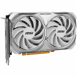 MSI Video Card Nvidia GeForce RTX 4060 VENTUS 2X WHITE 8G OC, 8GB GDDR6, 128bit, Boost: 2490 MHz, 3072 CUDA Cores, PCIe 4.0, 3x DP 1.4a, HDMI 2.1a, RAY TRACING, Dual Fan, 1x 8pin, 550W Recommended PSU, 3Y