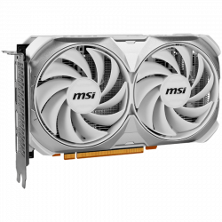 MSI Video Card Nvidia GeForce RTX 4060 VENTUS 2X WHITE 8G OC, 8GB GDDR6, 128bit, Boost: 2490 MHz, 3072 CUDA Cores, PCIe 4.0, 3x DP 1.4a, HDMI 2.1a, RAY TRACING, Dual Fan, 1x 8pin, 550W Recommended PSU, 3Y