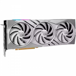 MSI Video Card Nvidia GeForce RTX 4070 GAMING X SLIM WHITE 12G, 12GB GDDR6X, 192-bit, 2610 MHz Boost, 5888 CUDA Cores, PCIe 4.0, 3x DP 1.4a, HDMI 2.1a, RAY TRACING, Triple Fan, 650W Recommended PSU, 3Y