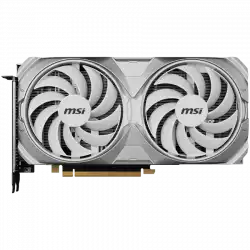 MSI Video Card NVidia GeForce RTX 4070 SUPER 12G VENTUS 2X WHITE OC, 12GB GDDR6X, 192-bit, 2505 MHz Boost, 7168 CUDA Cores, PCIe 4.0, 3x DP 1.4a, HDMI 2.1a, RAY TRACING, Dual Fan, 650W Recommended PSU, 3Y