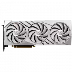 MSI Video Card Nvidia GeForce RTX 4070 Ti GAMING SLIM WHITE 12G, 12GB GDDR6X, 192-bit, 2730 MHz Boost, 7680 CUDA Cores, PCIe 4.0, 3x DP 1.4a, HDMI 2.1a, RAY TRACING, Triple Fan, 700W Recommended PSU, 3Y