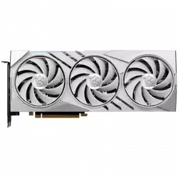 MSI Video Card Nvidia GeForce RTX 4070 Ti GAMING SLIM WHITE 12G, 12GB GDDR6X, 192-bit, 2730 MHz Boost, 7680 CUDA Cores, PCIe 4.0, 3x DP 1.4a, HDMI 2.1a, RAY TRACING, Triple Fan, 700W Recommended PSU, 3Y