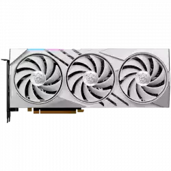 MSI Video Card Nvidia GeForce RTX 4070 TI GAMING X SLIM WHITE 12G, 12GB GDDR6X, 192bit, Boost: 2730 MHz, 7680 CUDA Cores, PCIe 4.0, 3x DP 1.4a, HDMI 2.1a, RAY TRACING, Triple Fan, 1x 16pin, 700W Recommended PSU, 3Y