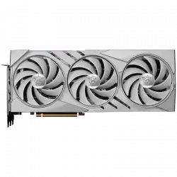 MSI Video Card Nvidia GeForce RTX 4080 SUPER 16G GAMING X SLIM WHITE, 16GB GDDR6X, 256-bit, 23 Gbps Effective Memory Clock, 2610 MHz Boost, 10240 CUDA Cores, 2x DP v1.4a, 2x HDMI 2.1a, RAY TRACING, Triple Fan, 850W Recommended PSU, 3Y