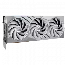 MSI Video Card Nvidia GeForce RTX 4080 SUPER 16G GAMING X SLIM WHITE, 16GB GDDR6X, 256-bit, 23 Gbps Effective Memory Clock, 2610 MHz Boost, 10240 CUDA Cores, 2x DP v1.4a, 2x HDMI 2.1a, RAY TRACING, Triple Fan, 850W Recommended PSU, 3Y