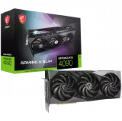 MSI Video Card Nvidia GeForce RTX 4090 GAMING X SLIM 24G, 24GB GDDR6X, 384-bit, 21 Gbps Effective Memory Clock, 2595 MHz Boost, 16384 CUDA Cores, 2x DP v1.4a, 2x HDMI 2.1a, RAY TRACING, Triple Fan, 850W Recommended PSU, 3Y MSI Video Card Nvidia GeForce RTX 4090 GAMING X SLIM 24G, 24GB GDDR6X, 384-bit, 21 Gbps Effective Memory Clock, 2595 MHz Boost, 16384 CUDA Cores, 2x DP v1.4a, 2x HDMI 2.1a, RAY TRACING, Triple Fan, 850W Recommended PSU, 3Y