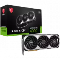 MSI Video Card Nvidia GeForce RTX 4090 VENTUS 3X E 24G OC, 24GB GDDR6X, 384-bit, 21 Gbps Effective Memory Clock, 2550 MHz Boost, 16384 CUDA Cores, 2 x DP v1.4a, 2 x HDMI 2.1a, 1 x 16-pin RAY TRACING, Triple Fan, 850W Recommended PSU, 3Y MSI Video Card Nvidia GeForce RTX 4090 VENTUS 3X E 24G OC, 24GB GDDR6X, 384-bit, 21 Gbps Effective Memory Clock, 2550 MHz Boost, 16384 CUDA Cores, 2 x DP v1.4a, 2 x HDMI 2.1a, 1 x 16-pin RAY TRACING, Triple Fan, 850W Recommended PSU, 3Y