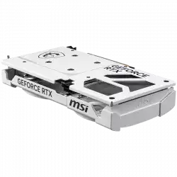 MSI Video Card NVIDIA GeForce RTX 5060 Ti 16G VENTUS 2X WHITE PLUS, 16GB GDDR7, 128-bit, 2587 MHz Boost, 4608 CUDA Cores, PCIe 5.0 (x8), 3x DP 2.1b, HDMI 2.1b, RAY TRACING, Dual Fan, 180W TDP, 8-pin PCIe Power, G-SYNC, 2-Slot, 3Y