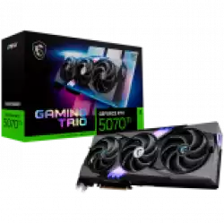 MSI Video Card Nvidia GeForce RTX 5070 TI 16G GAMING TRIO OC PLUS (16GB GDDR7/256bit, PCI-E Gen5, 3x DP 2.1, 1x HDMI 2.1, 1x 16-pin Power Connector, Retail)