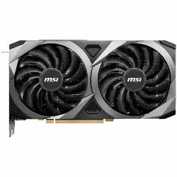 MSI Video Card Nvidia RTX 3060 Ti VENTUS 2X 8GD6X OC, 8GB GDDR6X, 256-bit, 19GBps, Boost: 1695 MHz, 4864 CUDA Cores, PCIe 4.0, 3x DP 1.4a, HDMI 2.1, RAY TRACING, Dual Fan, 600W Recommended PSU, 3Y