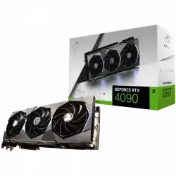 MSI Video Card NVidia RTX 4090 SUPRIM X 24G (24GB GDDR6X/384bit, PCI-E Gen4, 1x 16-pin Power Connector, 3x DP, 1x HDMI, 850W recommended PSU, ATX Retail)