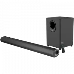 Multimedia Bluetooth Speakers F&D HT-330 2.1 TV Soundbar with Wired Subwoofer, 80W(40W+20W*2) (RMS), Subwoofer driver: 6.5