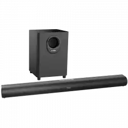 Multimedia Bluetooth Speakers F&D HT-330 2.1 TV Soundbar with Wired Subwoofer, 80W(40W+20W*2) (RMS), Subwoofer driver: 6.5