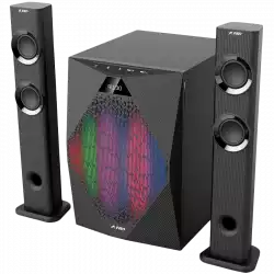 Multimedia Speakers F&D T-300X 2.1 TV, 17.5Wx2+35W (70W  RMS), Satellite driver: 2