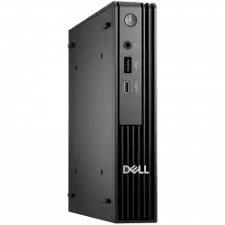 Настолен Компютър Dell Pro Micro (QCM1250), Intel Core i5-14500T (14C, 20T, 24MB cache, up to 4.8GHz), 8GB (1x8GB) DDR5, 256GB M.2 SSD, Integrated Graphics, WiFi+BT, BG KBD, Mouse, Ubuntu, 3Y ProSupport