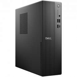 Настолен Компютър Dell Pro Slim Essential (QVS1260), Intel Core i3-14100(4C, 8T, 12MB, up to 4.7GHz), 8GB(1x8GB) DDR5, 512GB M.2 SSD, UHD 730 Graphics, WiFi+BT, BG KBD+Mouse, Ubuntu, 3Y ProSupport