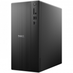 Настолен Компютър Dell Pro Tower Essential (QVT1260), Intel Core i3-14100(4C, 8T, 12MB, up to 4.7GHz), 8GB(1x8GB) DDR5, 512GB M.2 SSD, UHD 730 Graphics, WiFi+BT, BG KBD+Mouse, Ubuntu, 3Y ProSupport