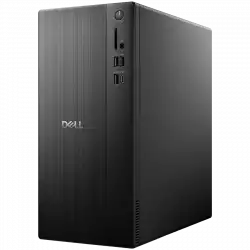 Настолен Компютър Dell Tower (ECT1250), Intel Core i5 14400 (10C, 16T, 20MB cache, up to 4.7GHz), 8GB (1x8GB) DDR5, 512GB M.2 SSD, Intel UHD Graphics 730,  Wi-Fi+BT,  BG KBD, Mouse, Ubuntu, 3Y ProSupport