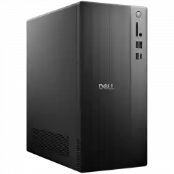 Настолен Компютър Dell Tower (ECT1250), Intel Core i3 14100 (4C, 8T, 12MB cache, up to 4.7GHz), 8GB (1x8GB) DDR5, 512GB M.2 SSD, Intel UHD Graphics 730,  Wi-Fi+BT,  BG KBD, Mouse, Ubuntu, 3Y ProSupport