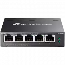 Omada 5-Port Gigabit Easy Managed Switch with 4-Port PoE+ 4× Gigabit PoE+ Ports, 1× Gigabit Non-PoE Ports 802.3at/af, 65 W PoE Power, Desktop Steel Case and Fanless Integration with Omada SDN Controller