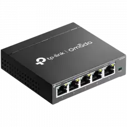 Omada 5-Port Gigabit Easy Managed Switch with 4-Port PoE+ 4× Gigabit PoE+ Ports, 1× Gigabit Non-PoE Ports 802.3at/af, 65 W PoE Power, Desktop Steel Case and Fanless Integration with Omada SDN Controller