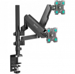 ONKRON Dual Monitor Desk Mount Stand for 13” to 32-Inch LCD LED Screens, Black ONKRON Dual Monitor Desk Mount Stand for 13” to 32-Inch LCD LED Screens, Black