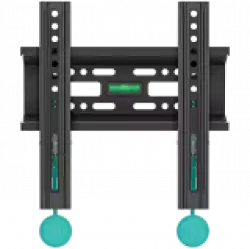 ONKRON Fixed TV Wall Mount for 17 to 43-inch Flat Panel TVs Digital Panels 30 kg, Black