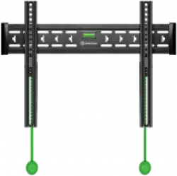 ONKRON Fixed TV Wall Mount for 43 to 85-inch Flat Panel TVs Digital Panels 68,2 kg, Black