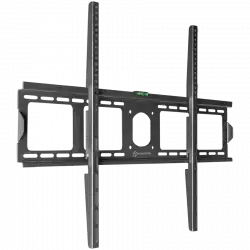ONKRON Fixed TV Wall Mount for 55 to 100-inch Flat Panel TVs Digital Panels 75 kg, Black                          