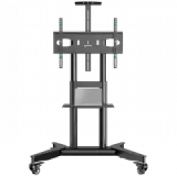 ONKRON Mobile TV stand for 32"-75" up to 50 kg, black                          