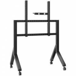 ONKRON Mobile TV stand for 70"-110" Screens up to 125 kg, Black