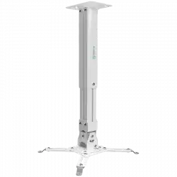 ONKRON Projector Mount Ceiling Adjustable Bracket up to 22 lbs Projectors, White