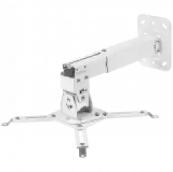 ONKRON Projector Mount Ceiling Adjustable Bracket up to 22 lbs Projectors, White