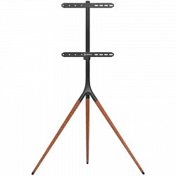 ONKRON Tripod Easel TV Stand for 32” – 65 Inch LED LCD OLED Screens up to 35 kg, Black