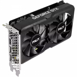Palit GeForce GTX 1630 Dual 4GB DDR6, 64 bit, 1x HDMI, 2x DP, PCI-E 3.0 x16, recom. power 300W, Pwr consump. 75W, 1x 6-pin pwr connector, NE6163001BG6-1175D