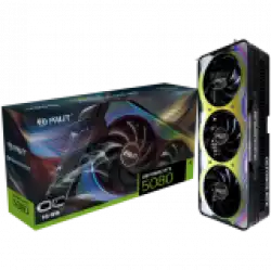 PALIT GeForce RTX 5080 GameRock OC 16GB GDDR7 256 bit, 1x HDMI 2.1b, 3x DP 2.1b, 3 Fan, 3x 8-pin pwr connector, 850W, 331.9 x 150 x 70.4 mm, NE75080T19T2-GB2030G
