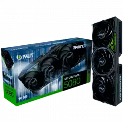 PALIT GeForce RTX 5080 GamingPro 16GB GDDR7, 256 bit, 1x HDMI 2.1b, 3x DP 2.1b, 3 Fan, 1x 16-pin pwr connector, 850W, 331.9 x 127.1 x 60 mm, NE75080019T2-GB2031A