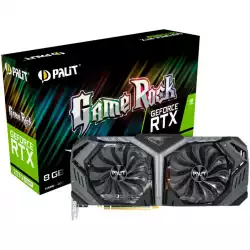 PALIT Video Card GeForce RTX 2070 SUPER NVidia, GameRock 8GB GDDR6,256bit ,HDMI,3xDP,part#NE6207S020P2-1040G