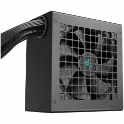 DeepCool PN750-D, 750W, 80 Plus GOLD, ATX12V V3.1, Sleeved Black Cables, 16P 450W Cable, Hydro Bearing, 120mm Fan, 150x140x86mm (W x L x H), OPP/OVP/SCP/OTP/OCP/UVP/SIP/NLO, 10Y, R-PN750D-FC0B-JGEU-V2