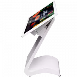 Prestigio Solutions IDS Indoor Totem Tilted 43 inches, 4K (3840x2160), Android 11: RK3399B/4GB/64GB, IR10TP, Power Plug EU.