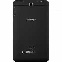 Prestigio Wize 3418 4G, 8''(800*1280)IPS display, Single SIM, Android 6.0, up to 1.1GHz 64-bit quad core, 1GB DDR, 8GB Flash, 0.3MP Front + 2.0MP rear camera, 4200mAh battery, color/Black