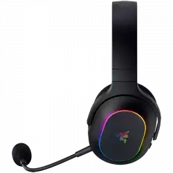 Razer Barracuda X Chroma, Gaming Headset, Black, Oval Ear Cushions, 2.4 GHz Wireless / Bluetooth, Breathable Fabric with Memory Foam Cushions, Detachable Razer™ HyperClear Cardioid Mic, 7.1 Surround sound: Only available on Windows 10 64-bit (or higher)