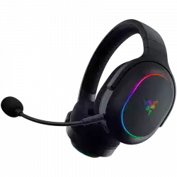 Razer Barracuda X Chroma, Gaming Headset, Black, Oval Ear Cushions, 2.4 GHz Wireless / Bluetooth, Breathable Fabric with Memory Foam Cushions, Detachable Razer™ HyperClear Cardioid Mic, 7.1 Surround sound: Only available on Windows 10 64-bit (or higher)