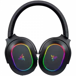 Razer Barracuda X Chroma, Gaming Headset, Black, Oval Ear Cushions, 2.4 GHz Wireless / Bluetooth, Breathable Fabric with Memory Foam Cushions, Detachable Razer™ HyperClear Cardioid Mic, 7.1 Surround sound: Only available on Windows 10 64-bit (or higher)