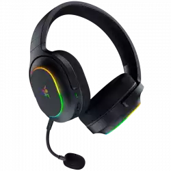 Razer Barracuda X Chroma, Gaming Headset, Black, Oval Ear Cushions, 2.4 GHz Wireless / Bluetooth, Breathable Fabric with Memory Foam Cushions, Detachable Razer™ HyperClear Cardioid Mic, 7.1 Surround sound: Only available on Windows 10 64-bit (or higher)