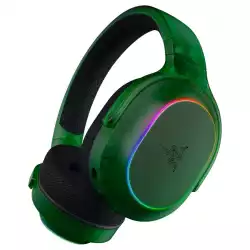 Razer Barracuda X Chroma Phantom Green Edition, Gaming Headset, Black, Oval Ear Cushions, 2.4 GHz Wireless / Bluetooth, Breathable Fabric with Memory Foam Cushions, Detachable Razer HyperClear Cardioid Mic, 7.1 Surround sound